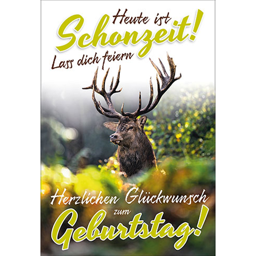 Geburstagskarte Jagd