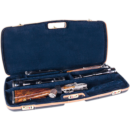Gewehrkoffer aus stabilem ABS-Kunststoff, Gewehrko.2L+2Zfr.84x34/L