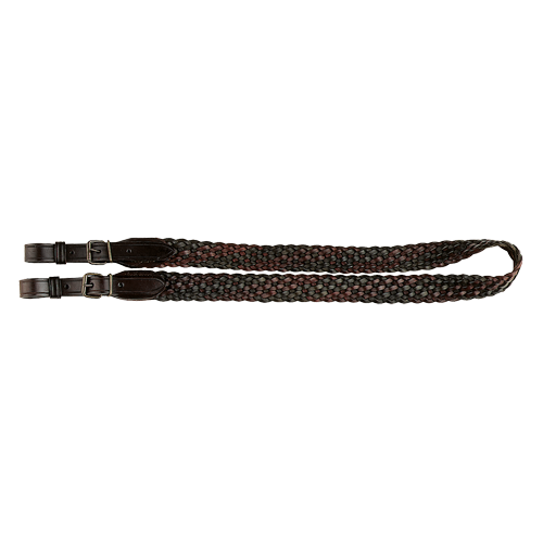Gewehrriemen aus kräftigem Leder, Gewehrrie.8 f.gefl.3cm gr/br.