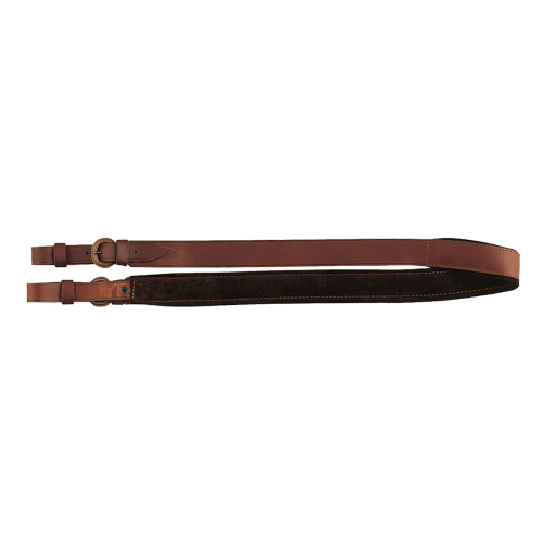 Gewehrriemen aus kräftigem Leder, Gewehrrie.gl.gepol.