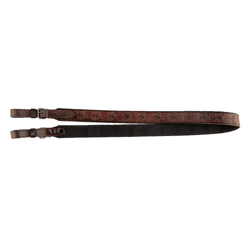Gewehrriemen aus kräftigem Leder, Gewehrrie.Präg. Gu (32225-46)