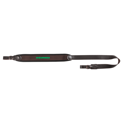 Gewehrriemen aus Neopren mit Leder, Gewehrrie.Neop.grün/Stick., Ansicht 2