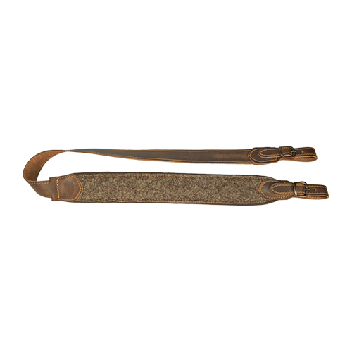 Gewehrriemen aus Wollfilz / Ranger-Leder – 50 mm