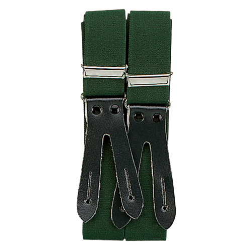 Hosenträger, Hosenträger grün Leder