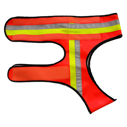 Hundewarnweste, Hundesignalweste 3-70 orange