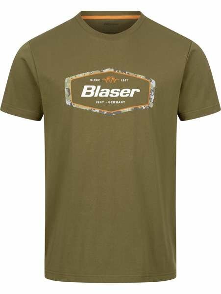 Blaser Badge T 24 T-Shirt Herren, dunkeloliv