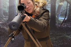 Jagdliches Schießen mit dem Schießstock / Zielstock / Pirschstock