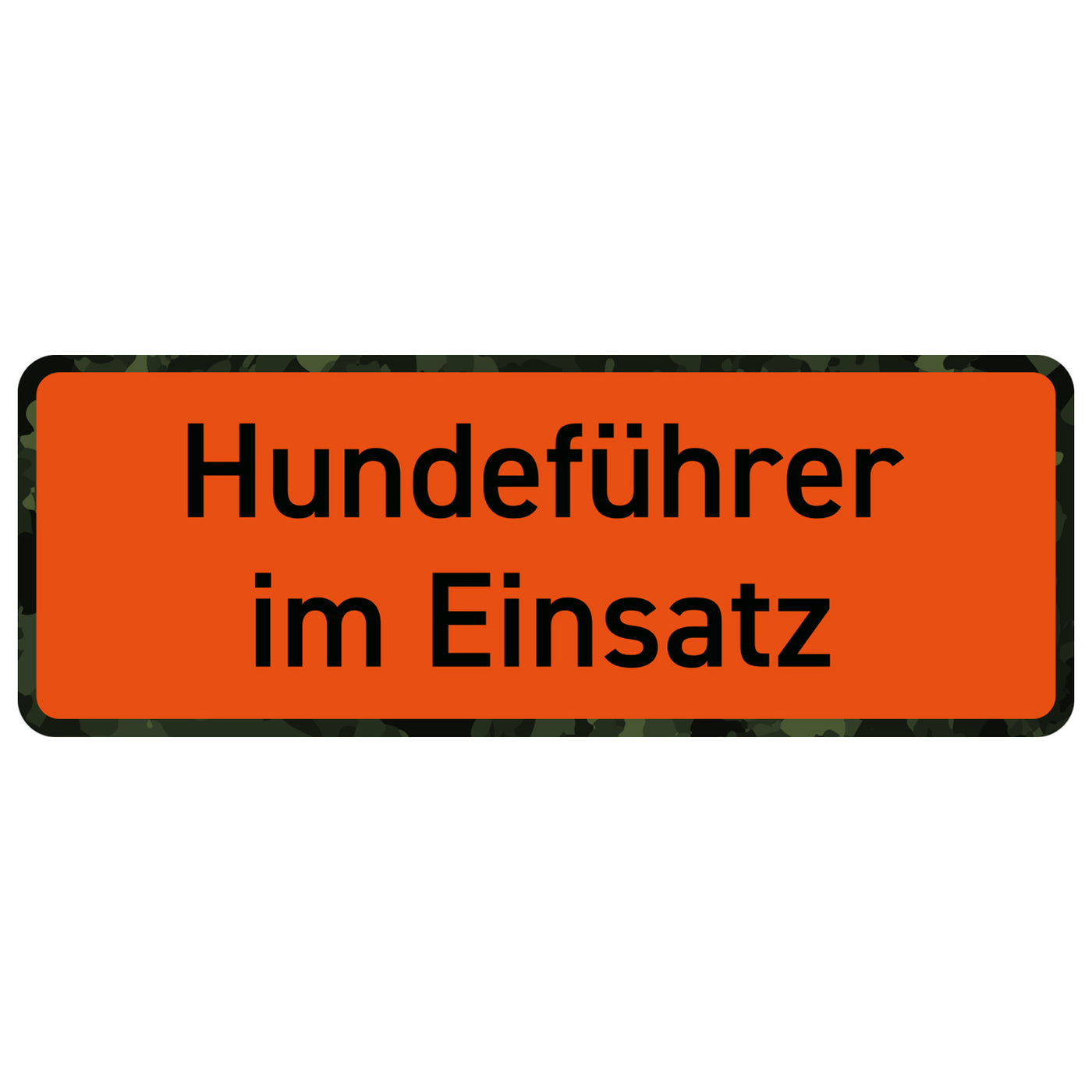 Magnetschild "Hundeführer im Einsatz"