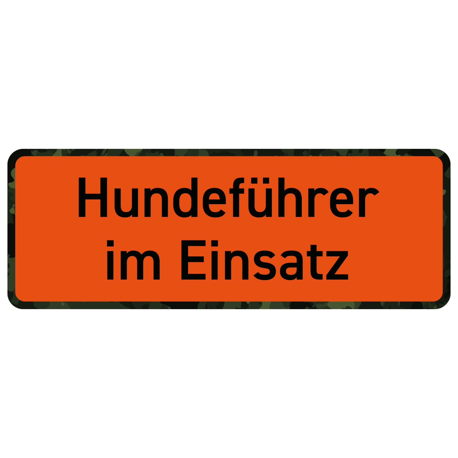 Magnetschild "Hundeführer im Einsatz" - Hunters World 