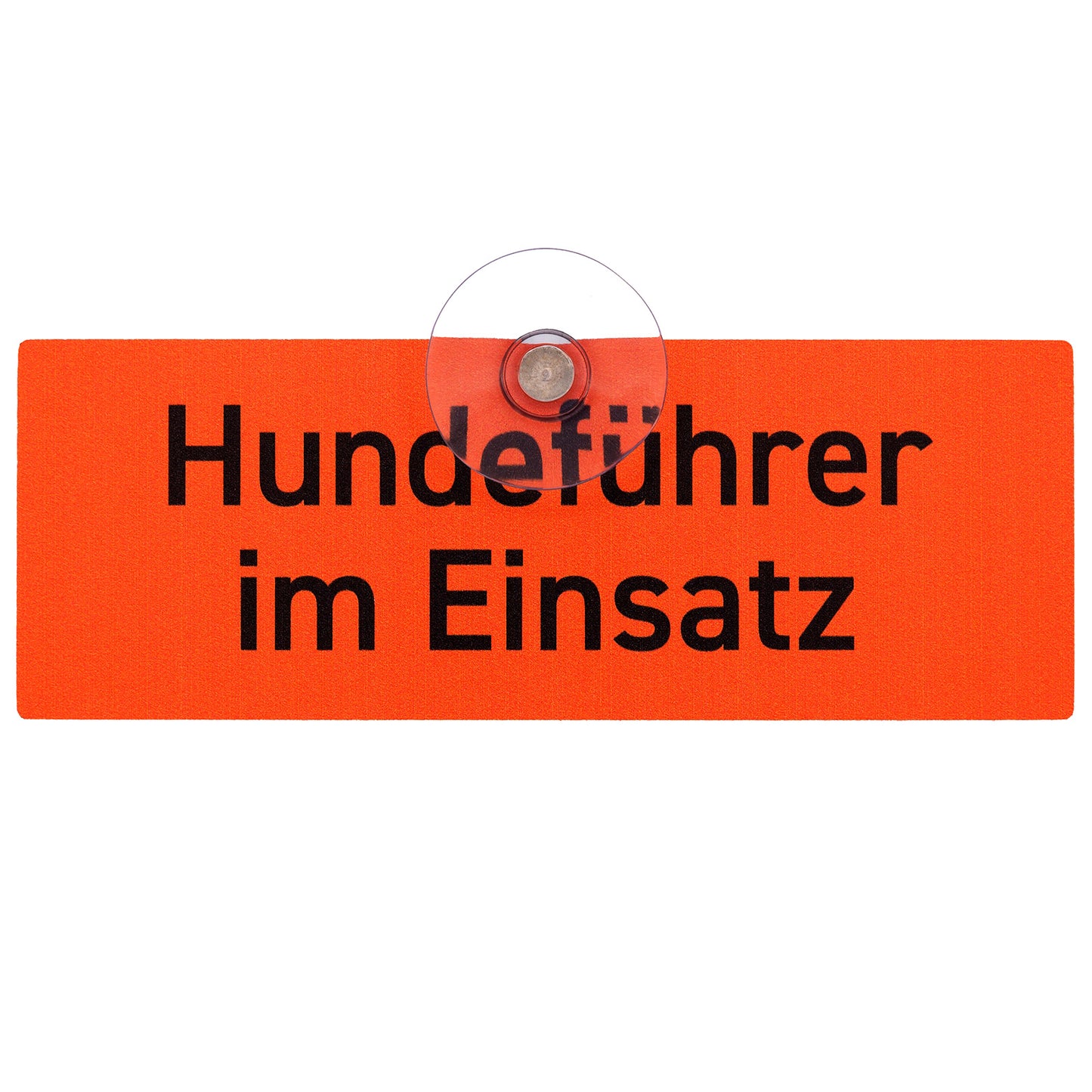Schild mit Saugnapf "Hundeführer im Einsatz" - Hunters World 