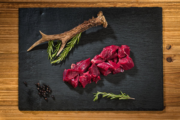 Rehgulasch, Wildfleisch aus bayerischer Jagd