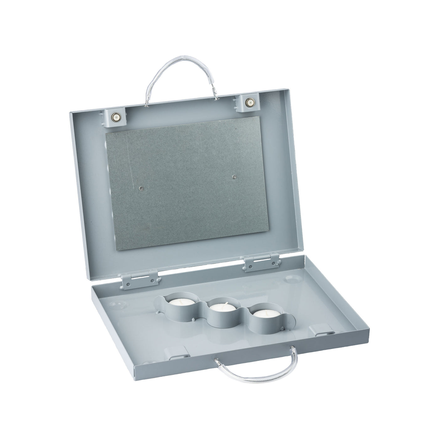 EUROHUNT Teelichtheizer Silber