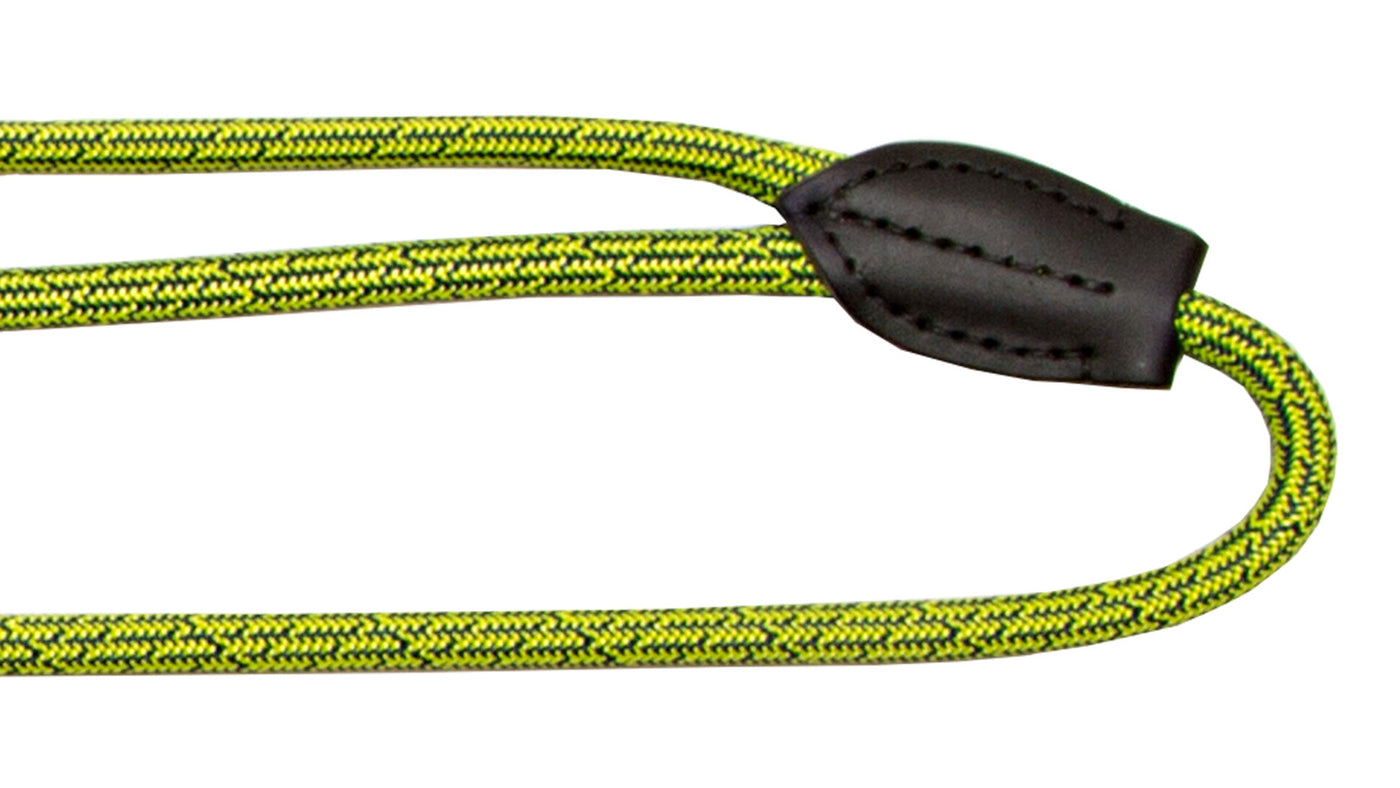 AKAH Umhängeleine Dog Rope Stahlblau-Neongelb