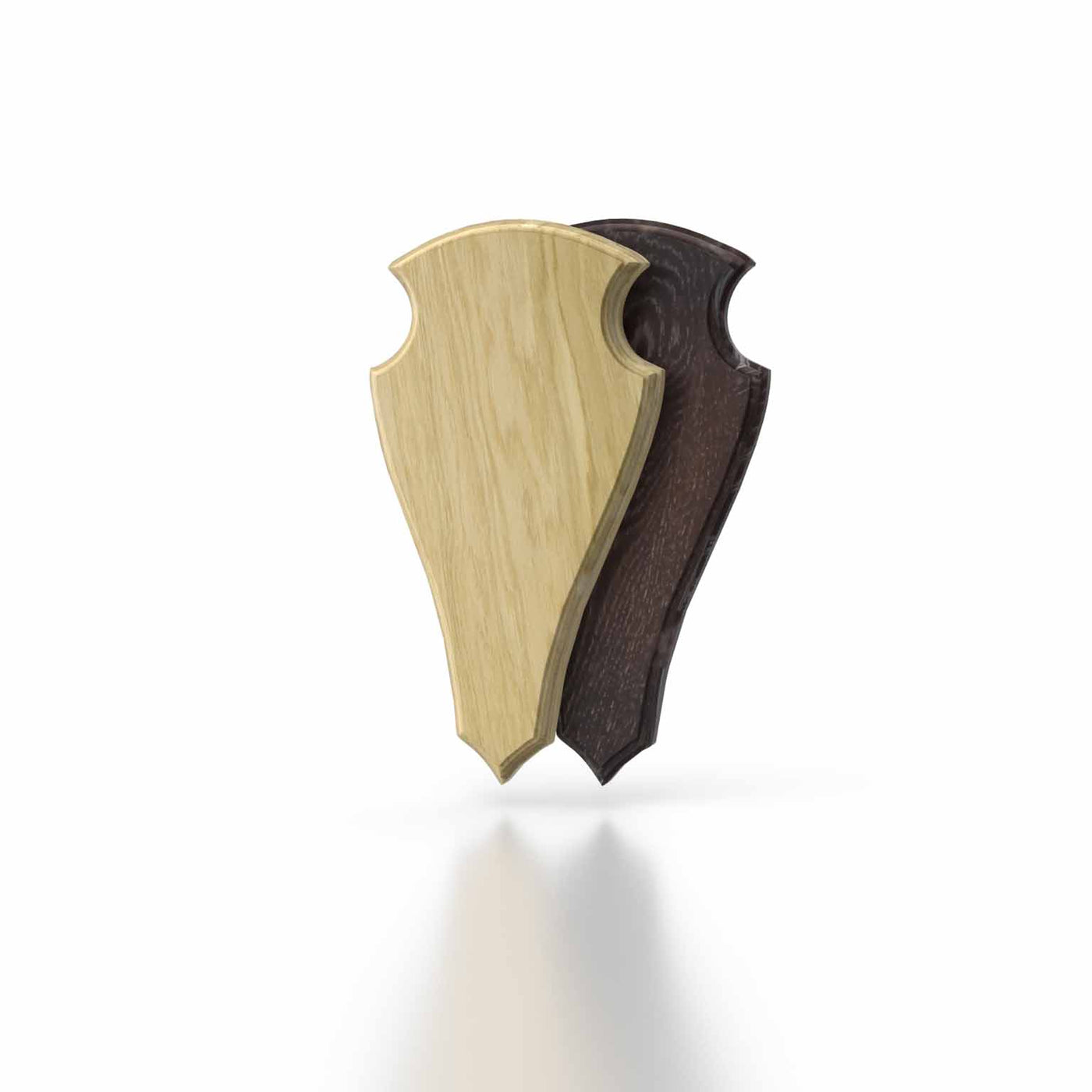 Hirschschild Eiche 2 - 52x26 cm Hell