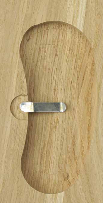 Eurohunt Rehbockbrett Eiche 1 22x13 dunkel - 10er Set mit Klammern – Ansicht 4