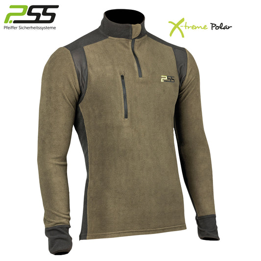 PSS X-treme Polar Fleeceshirt grün/schwarz - Hunters World 