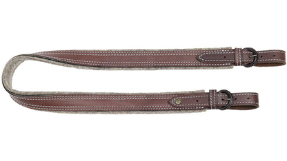 AKAH Gewehrriemen Olivenleder mit Neopren-Unterlage - Hunters World 