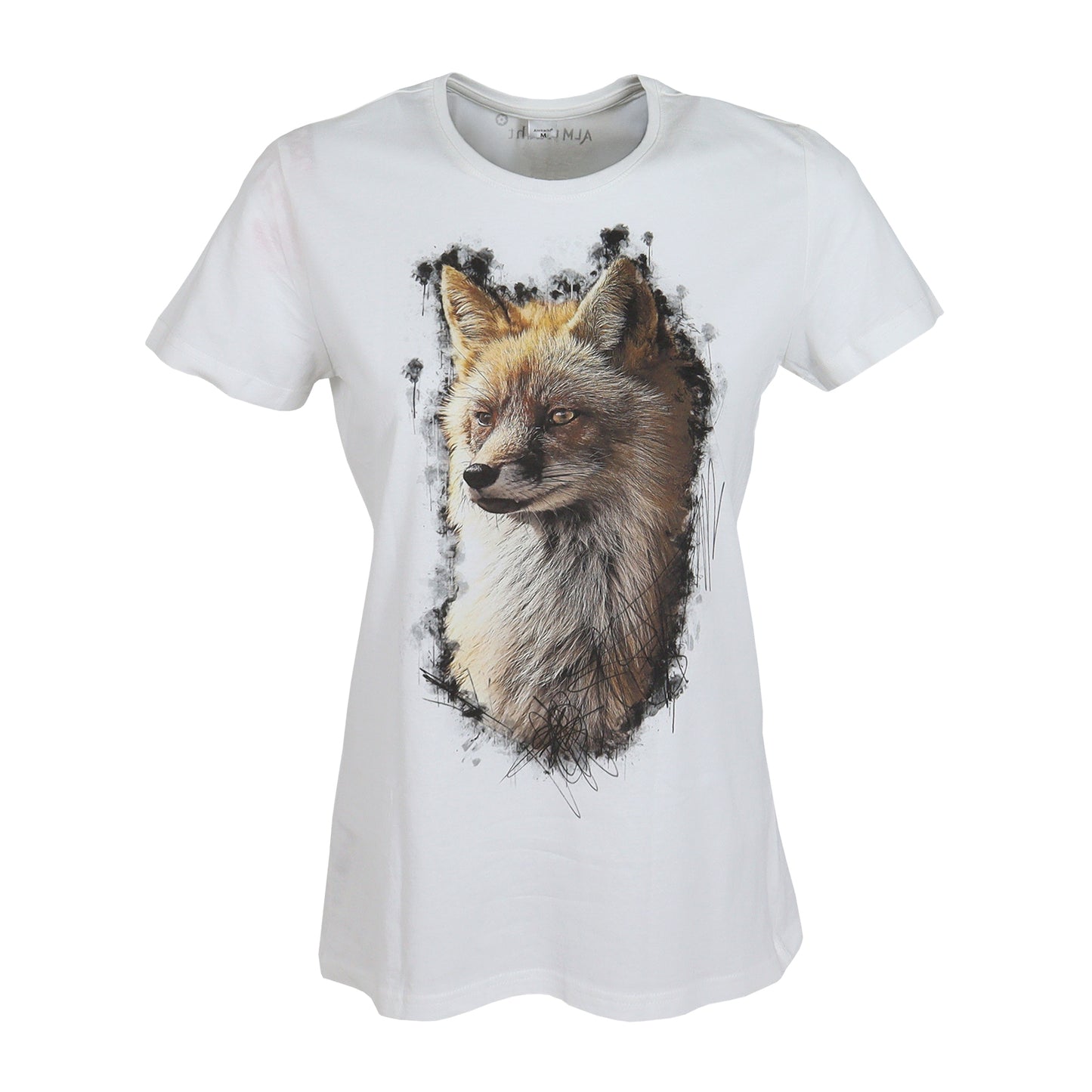 ALMTRACHT T-Shirt Damen Fuchs, weiß - Hunters World 