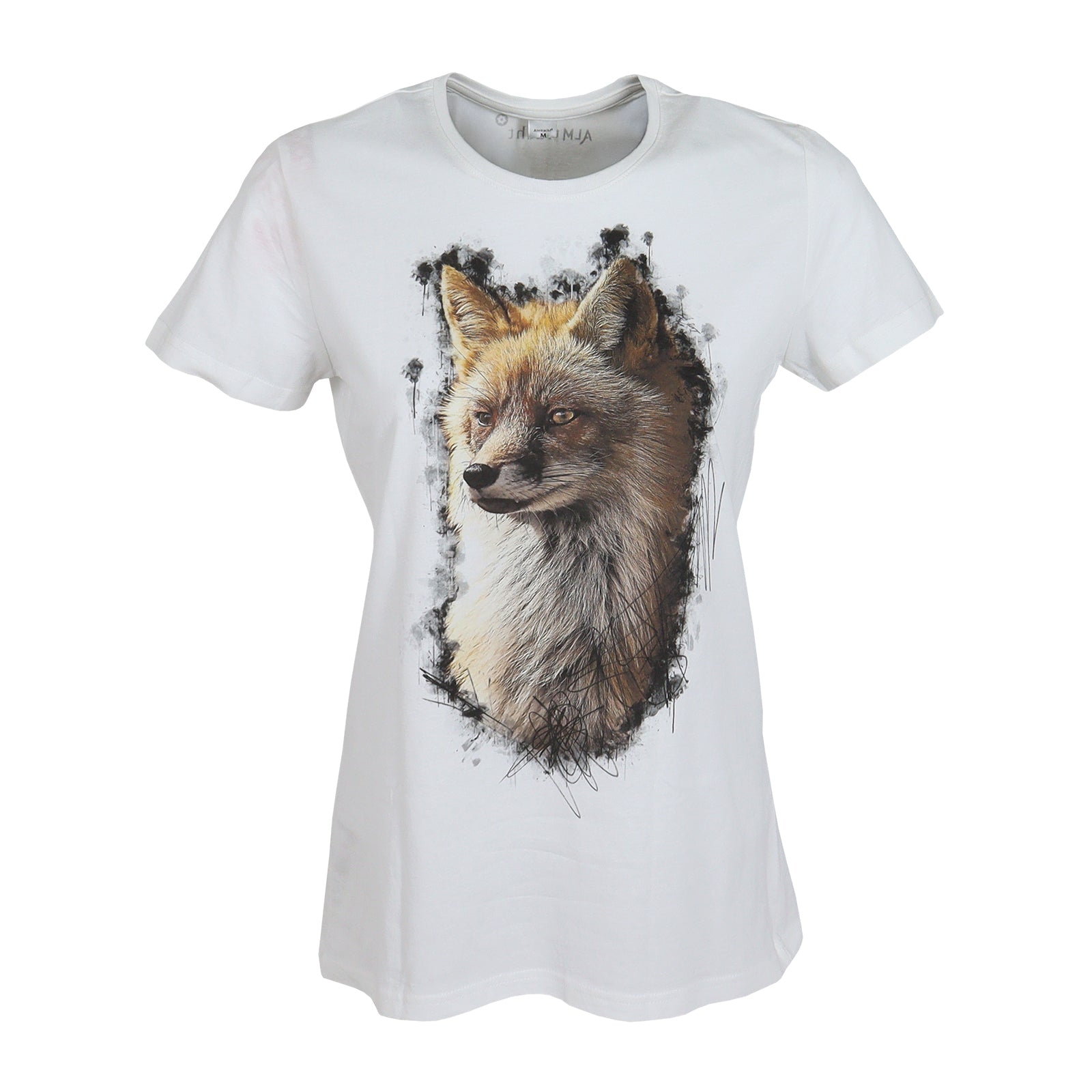 ALMTRACHT T-Shirt Damen Fuchs, weiß - Hunters World 