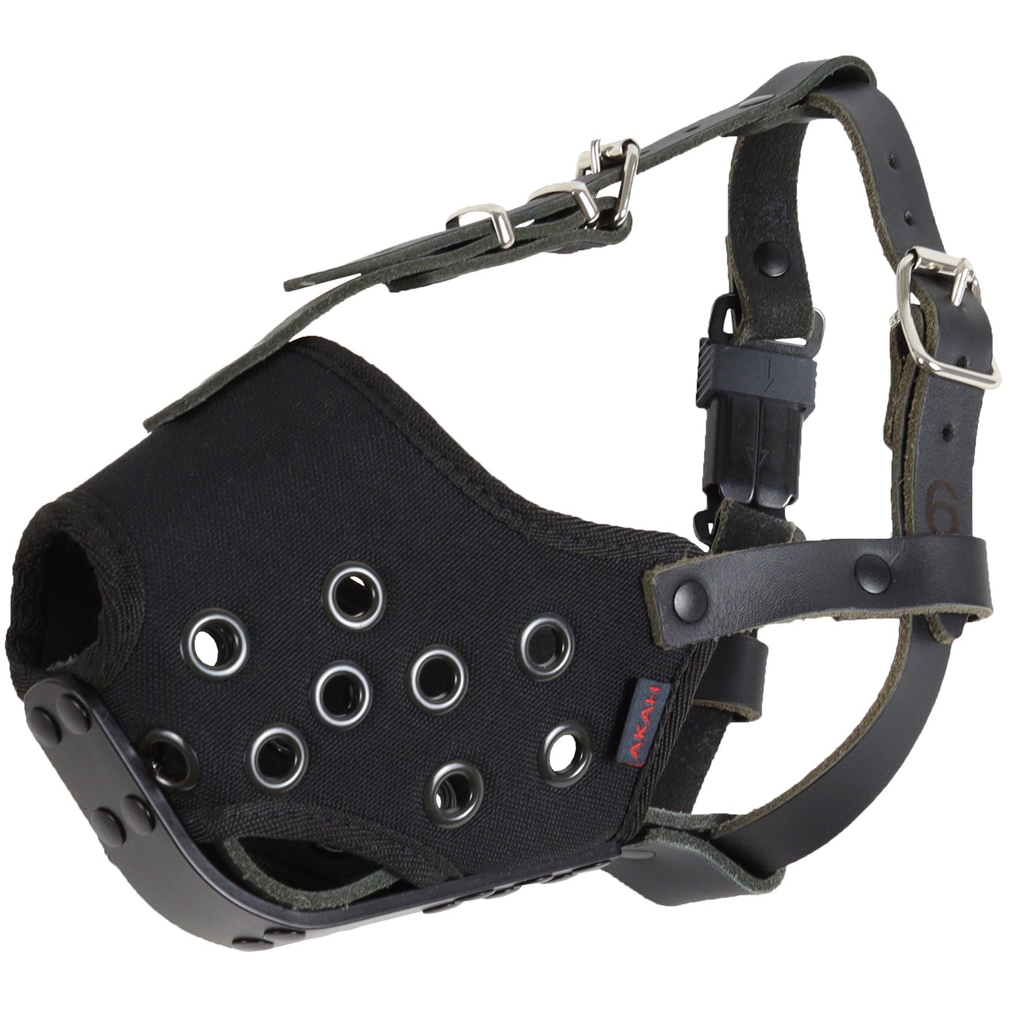 AKAH Maulkorb "Quasi" aus Cordura mit Aluminiumschiene - Hunters World 
