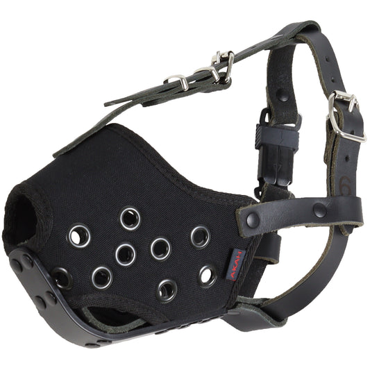 AKAH Maulkorb "Quasi" aus Cordura mit Aluminiumschiene - Hunters World 