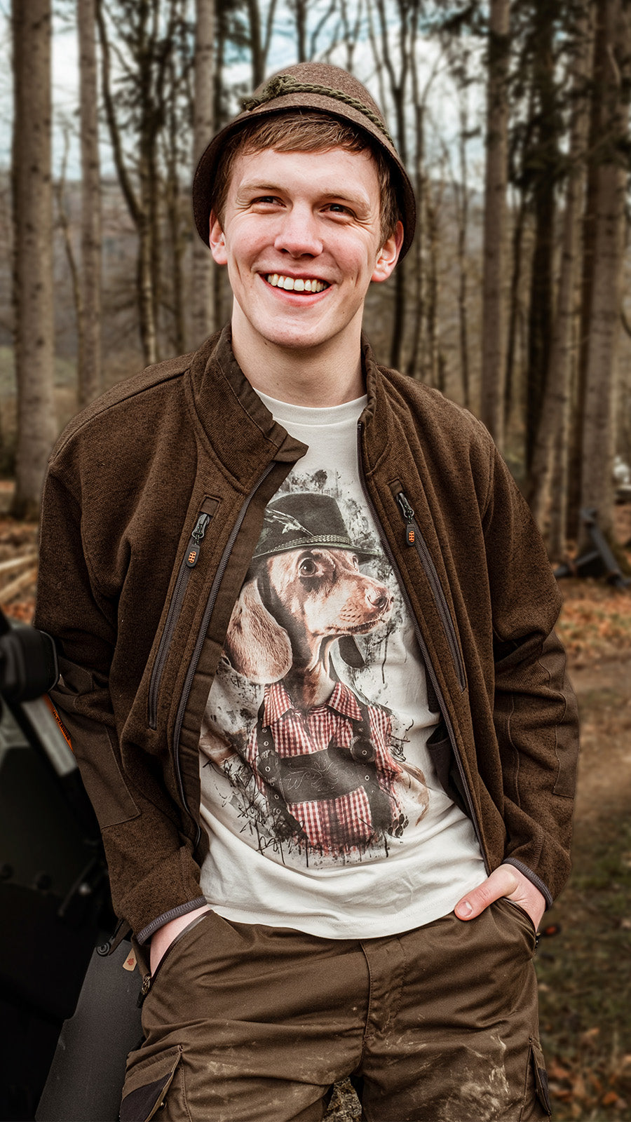 Strickfleece-Jacke BJÖRN