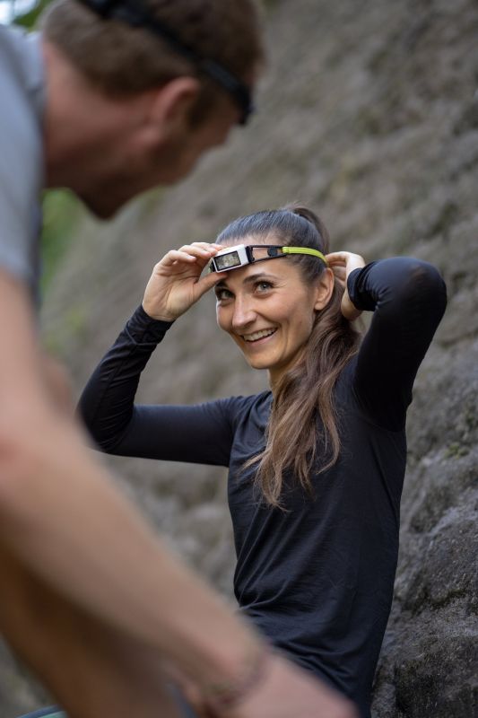 Ledlenser Stirnlampe NEO1R Weiß/Grün – Ansicht 2