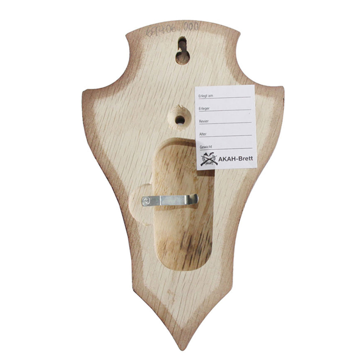 AKAH Gehörnbretter für Rehwild, 22x13 cm – Ansicht 2