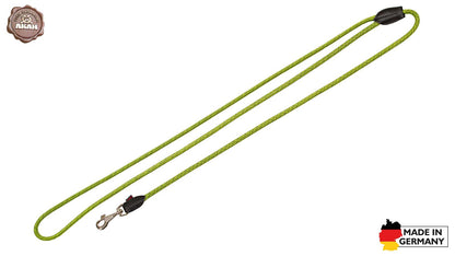 AKAH Umhängeleine Dog Rope Stahlblau-Neongelb - Hunters World 
