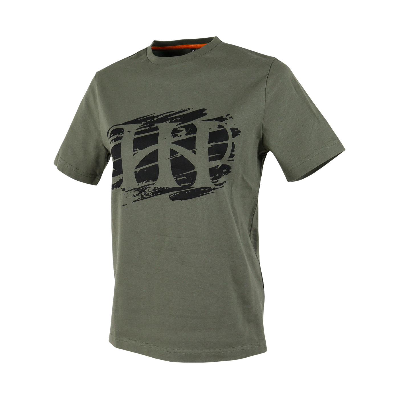 T-Shirt Brush Print grün