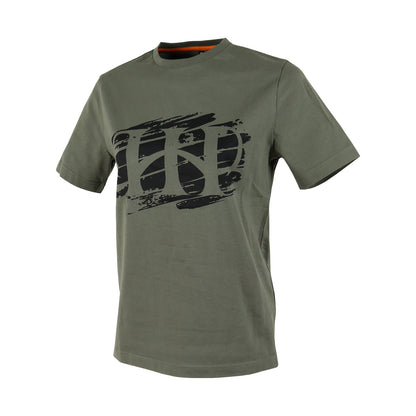 T-Shirt Brush Print grün - Hunters World 