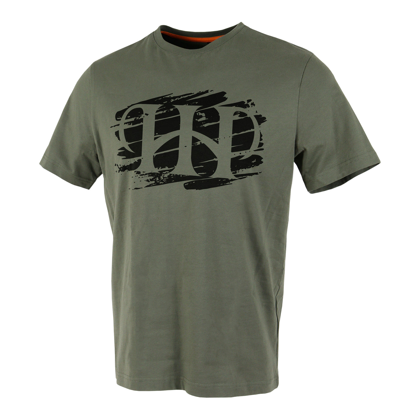 T-Shirt Brush Print grün