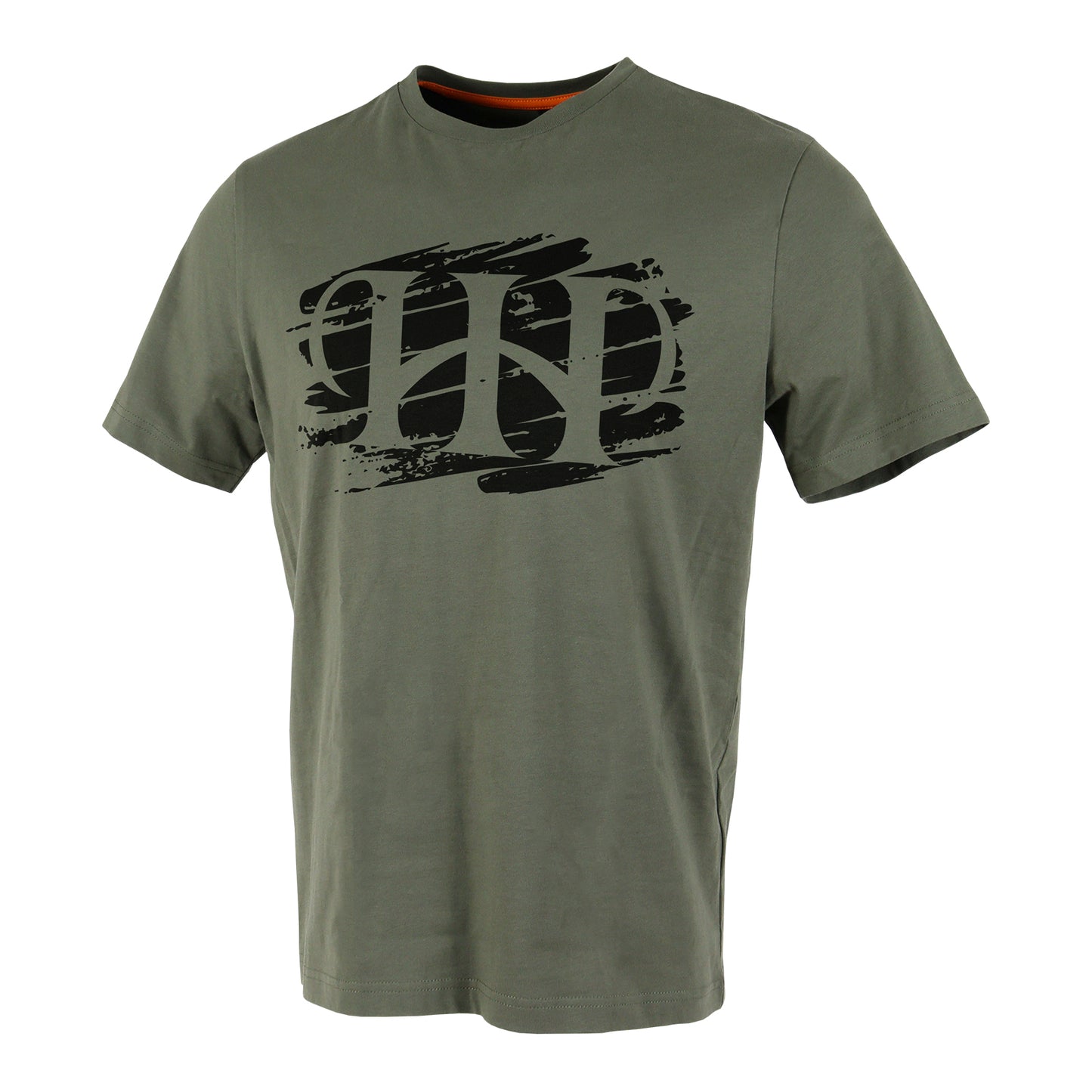 T-Shirt Brush Print grün - Hunters World 