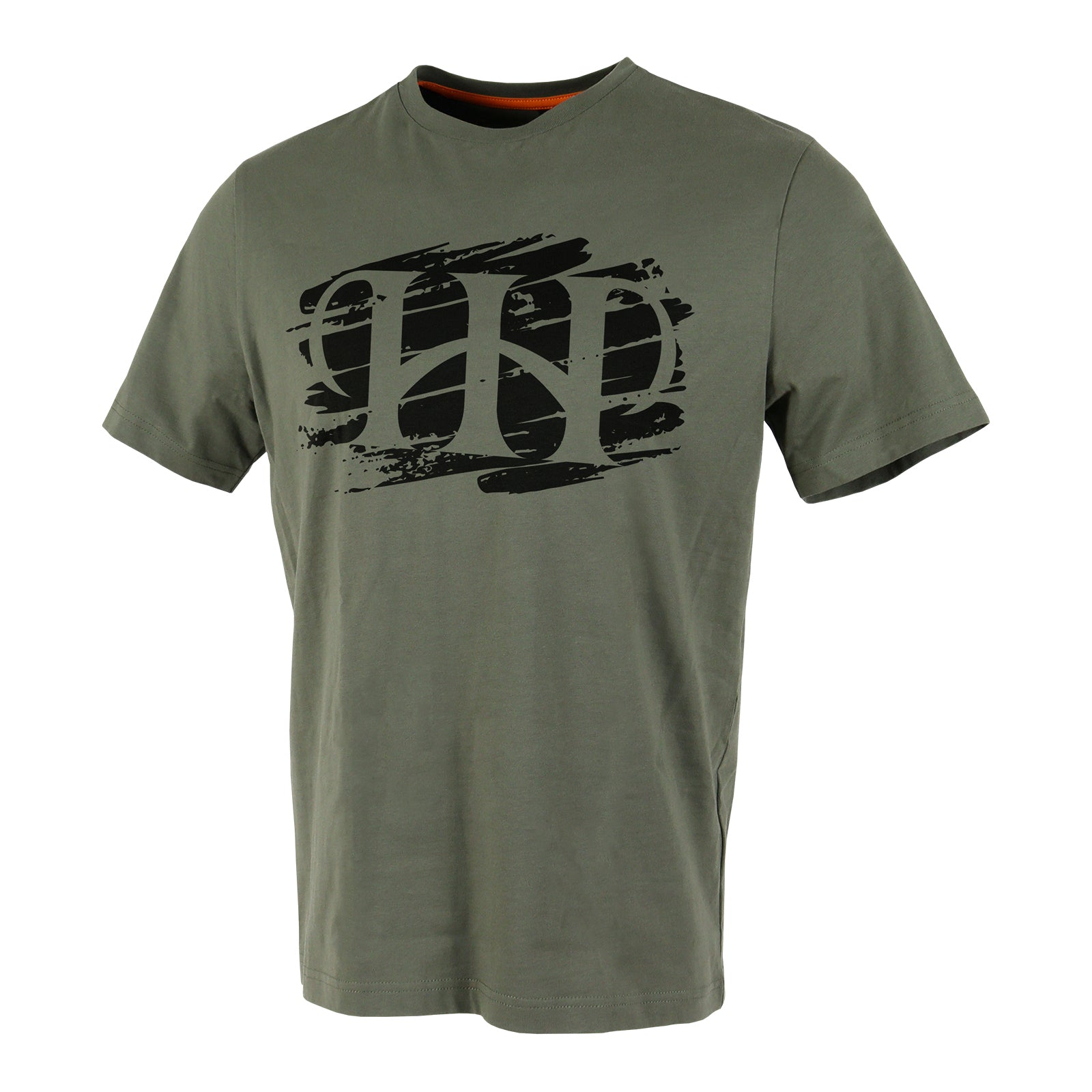 T-Shirt Brush Print grün - Hunters World 