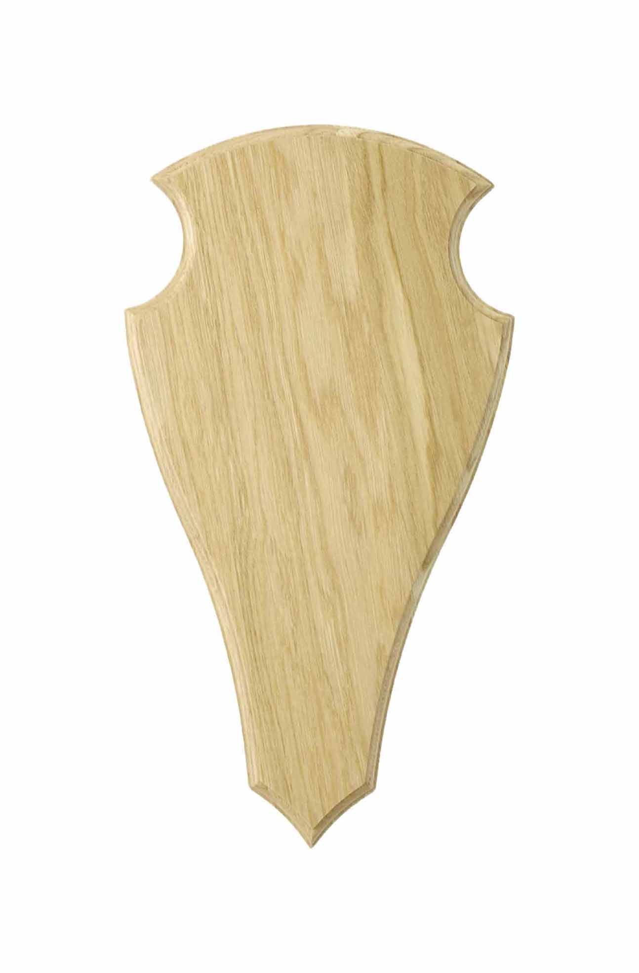 Hirschschild Eiche 2 - 52x26 cm Hell