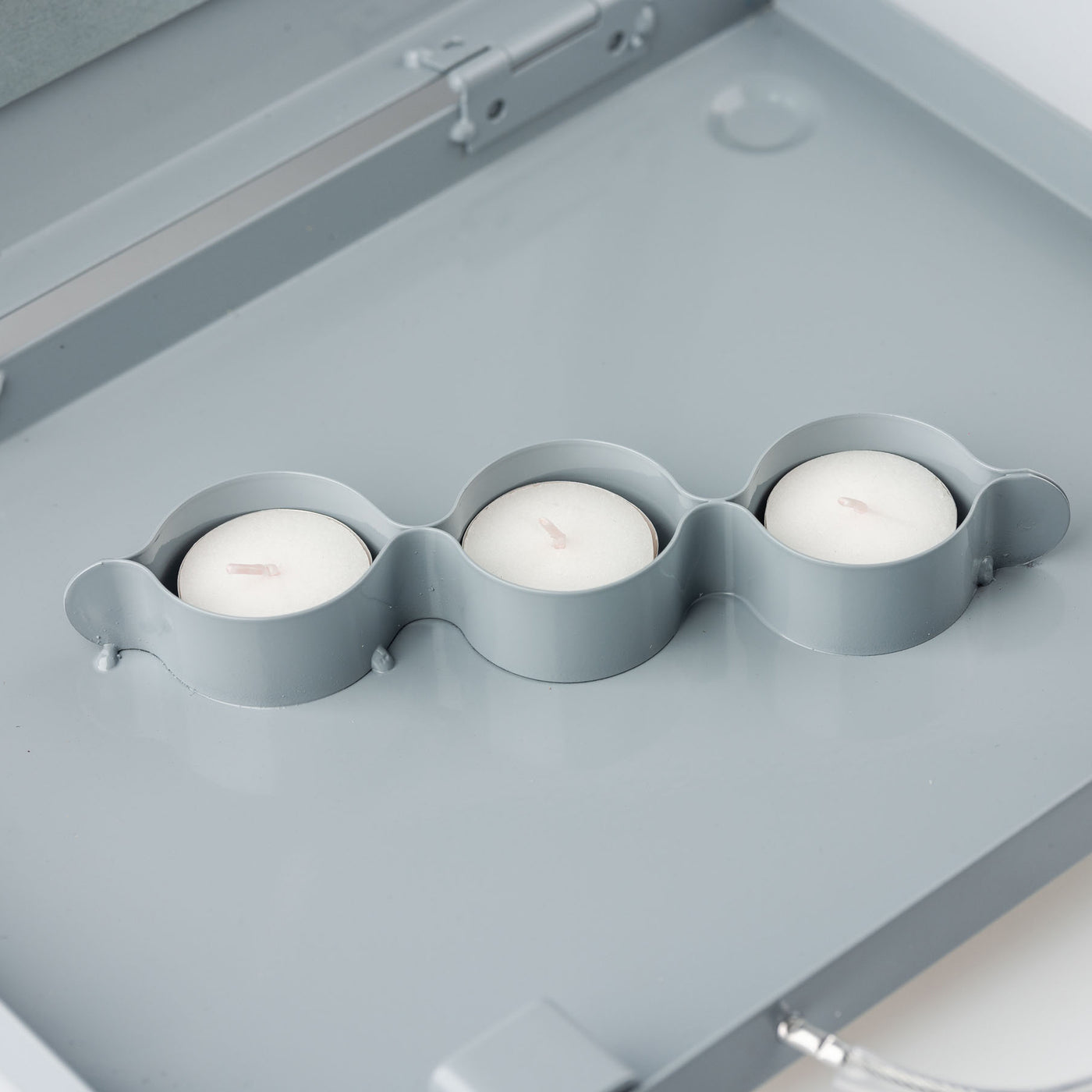 EUROHUNT Teelichtheizer Silber