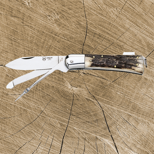 Jagdmesser, 3-tlg. A/Ahle HH