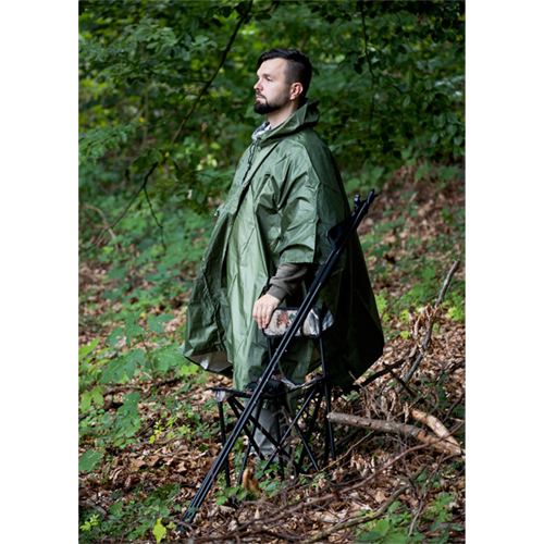 Jagdponcho, Grün, Ansicht 2