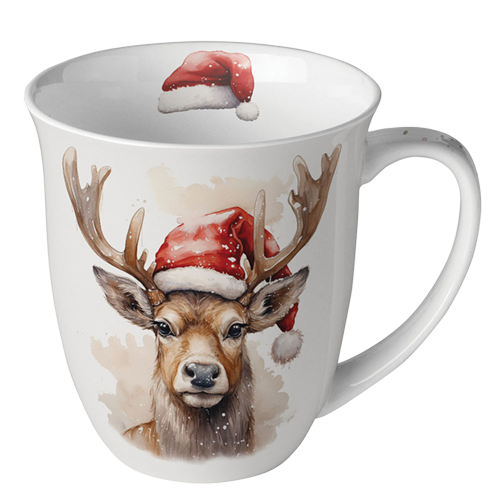 Kaffeebecher Hirsch Santa