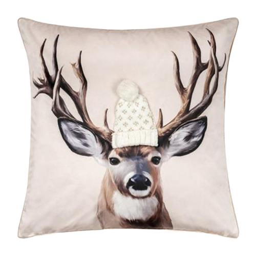 Kissenhülle Reindeer Gold