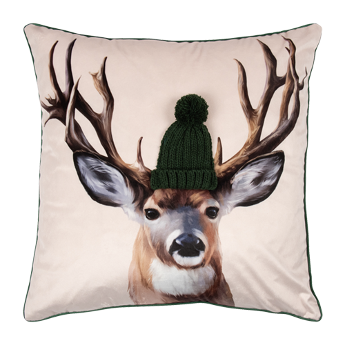 Kissenhülle Reindeer Grün