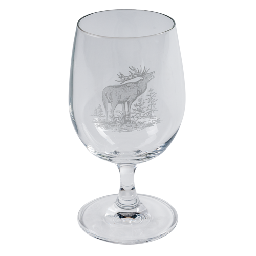 Kristallgläser im Geschenkkarton, 240 ml, 6 Weingläser mit Jagddekor, Weingläser Jagd, Ansicht 2