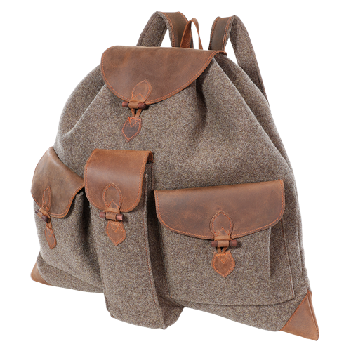 Lautloser Jagdrucksack aus Wollfilz