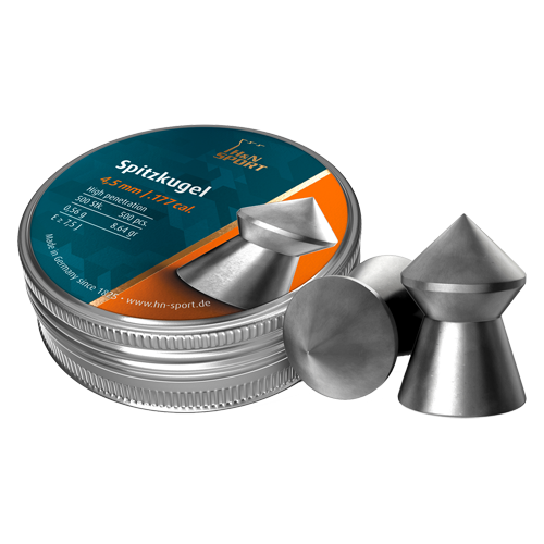 Luftgewehrmunition H&N Spitzkugel, 500 4,50