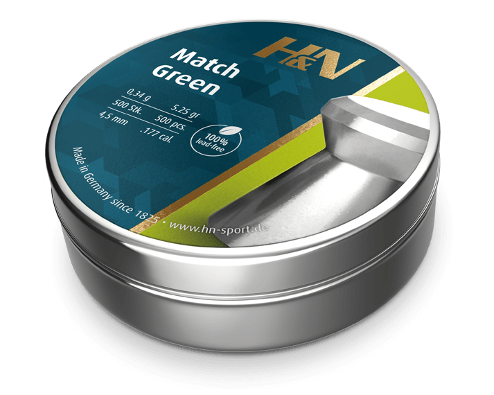 Luftgewehrmunition H&N Match Green, Ansicht 3