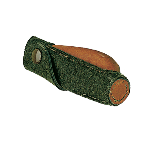 Mündungsschoner, Leder mit Loden, Mün-Schon.Repet.Loden