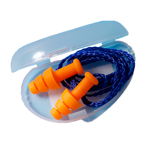 Ohrstöpsel mit Kordel, 1 Paar, Geräuschdämmung 30 dB, 30db