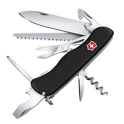 Outrider VICTORINOX 14 Funktionen, - Klinge, groß, schwarz
