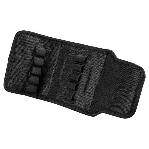 Patronenetui aus Neopren, mit Hirschkopf bestickt, Neopren/Schw, Ansicht 2