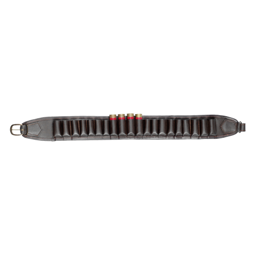 Patronengürtel aus Vollrindleder für Kal. 12 + 16, geschl 170cm